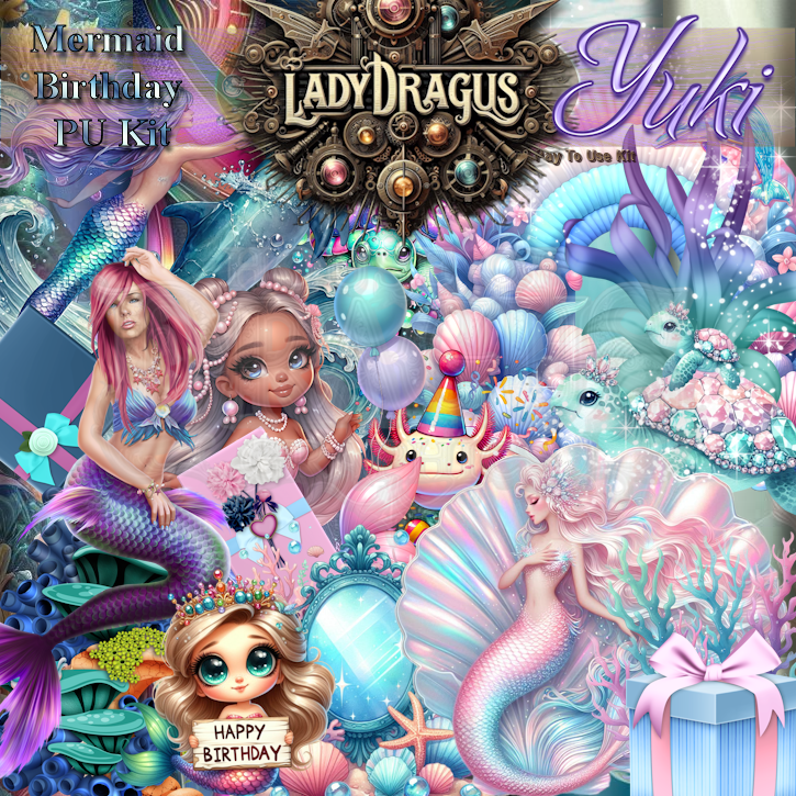 (image for) HODGLD-Mermaid Birthday PU